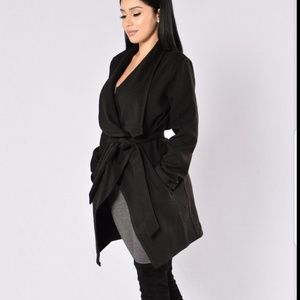 Manhattan Coat Black 1X